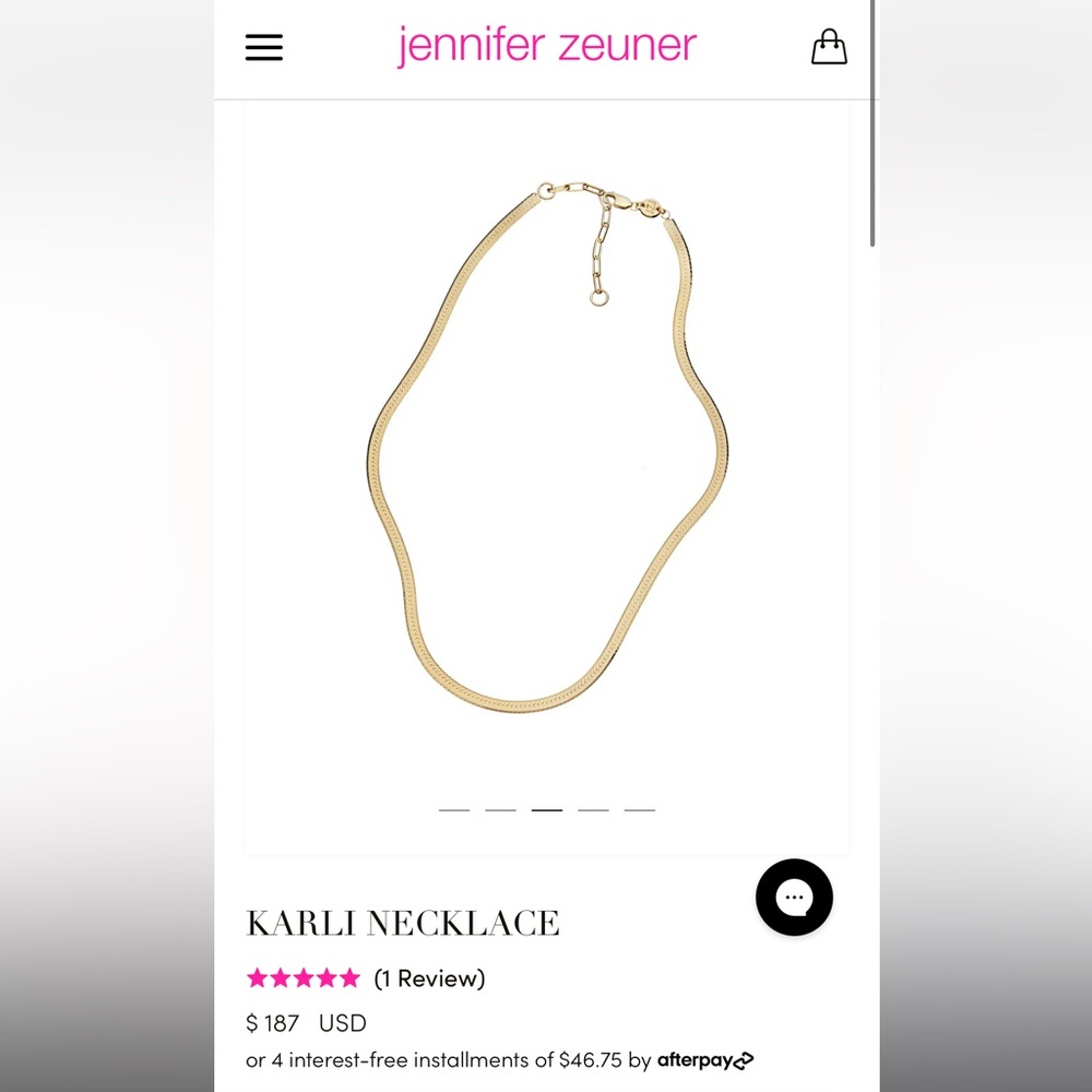 $187 retail Jennifer Zeuner Karli necklace - Picture 5 of 5